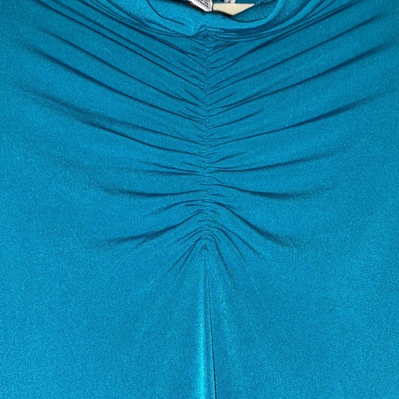 Susan Graver SZ L. NWOT. Bluish green color. - Picture 5 of 9